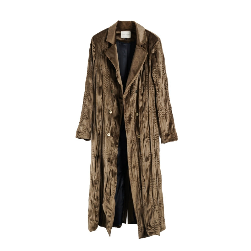 Velvet Coat: double poitrine et lâche