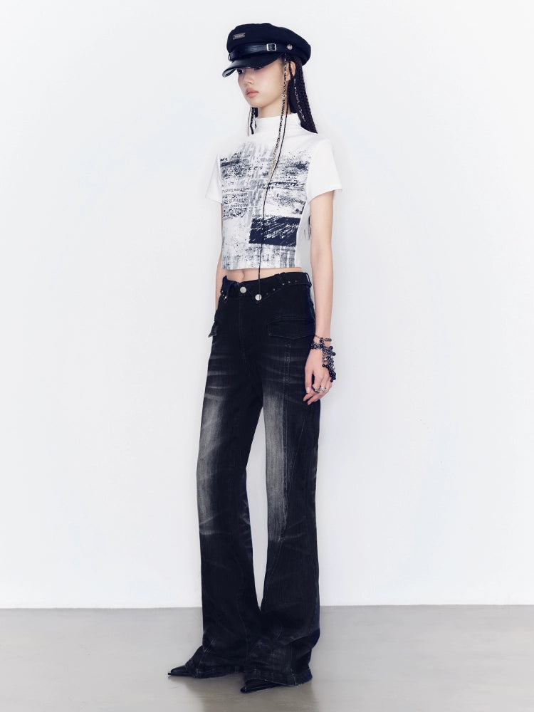 High-Waisted Retro Jeans by Genesis