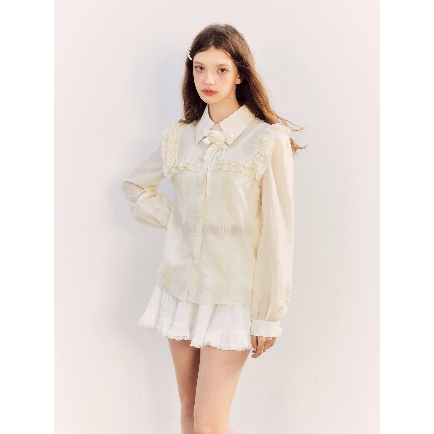 Love Rose Lace Shirt