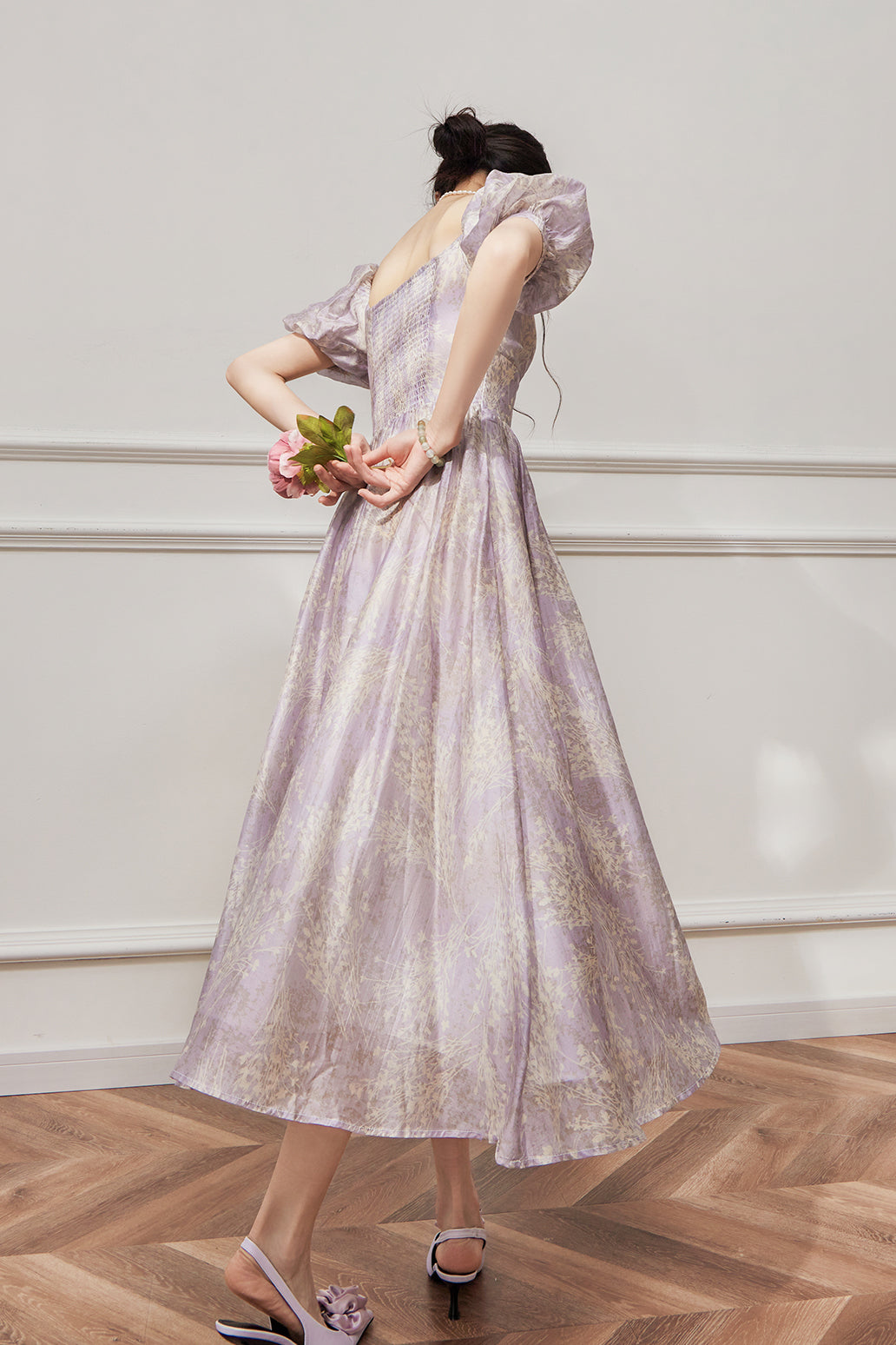 Purple French Princess Bubble Dress