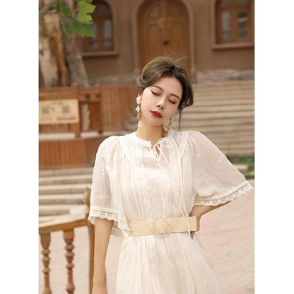 Pure White Jasmine Long Summer Dress