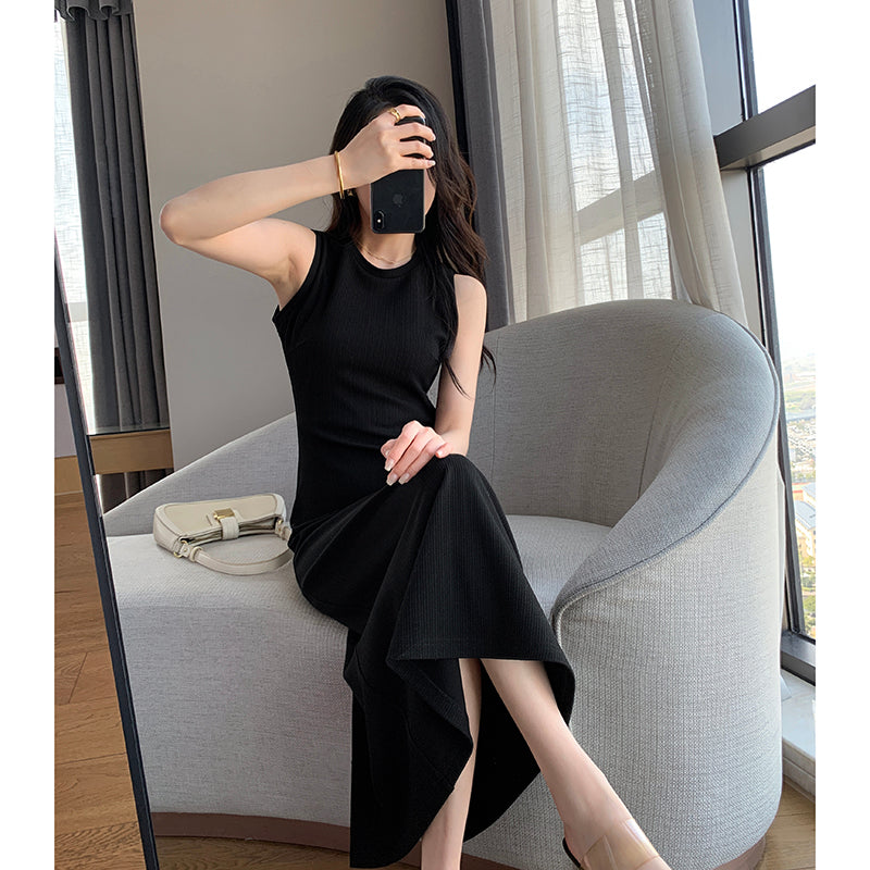 Black Dress 2023 Summer Sleeveless