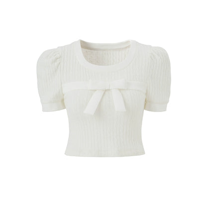 Soft Ballet - Two-Color Knitted Tee