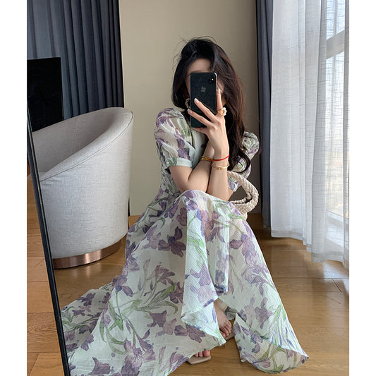 Tea Lounge Floral Skirt