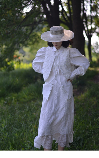 Robe d'automne Nouveau manche à bulles lâches originale