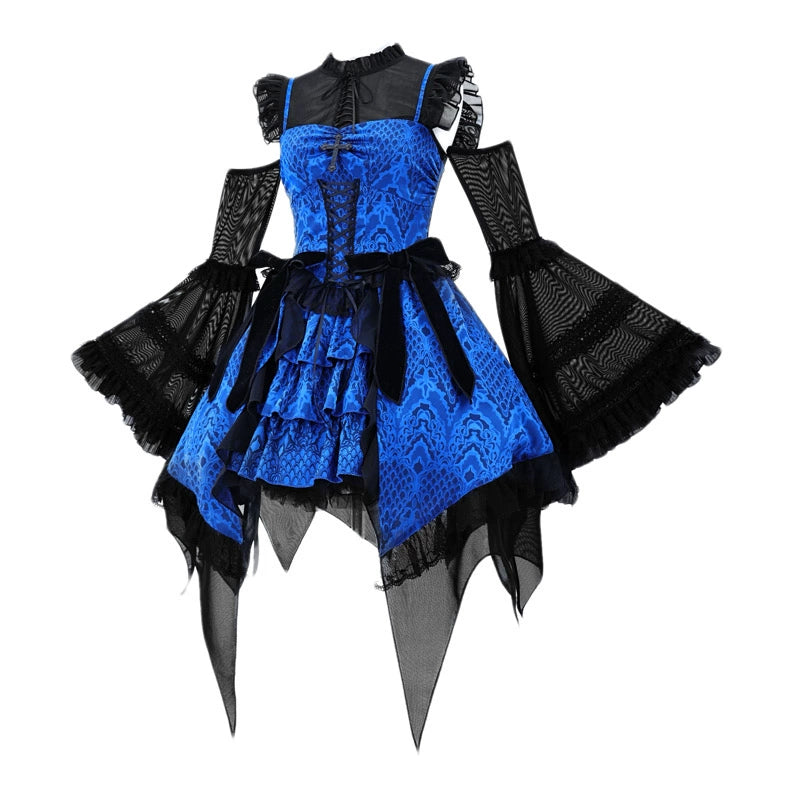 Moon Eating Gothic Two-Piece Dress
