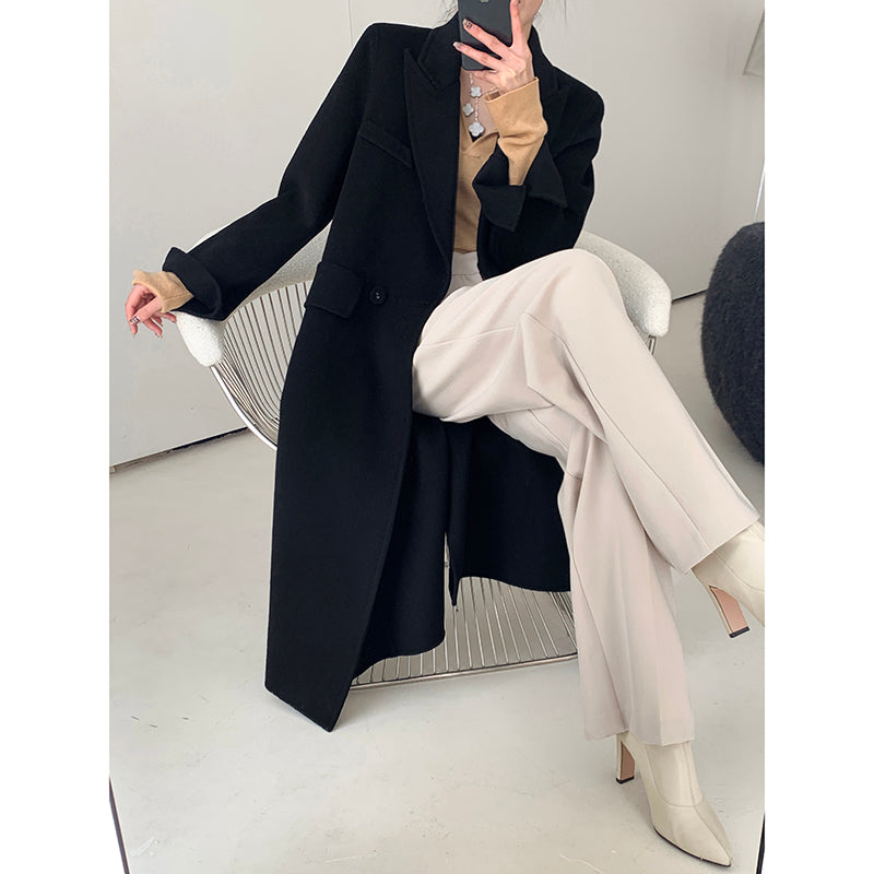 Mid-Length Hepburn Wool Coat