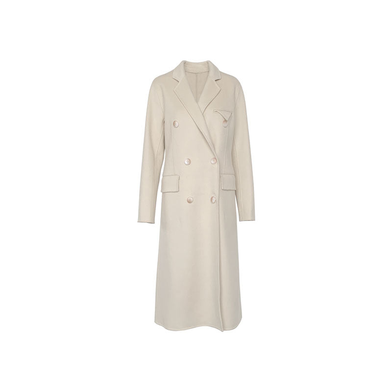 Winter Wonderland: Pristine Wool Coat