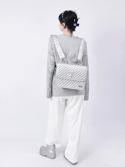 Silver Spicy Mini Backpack