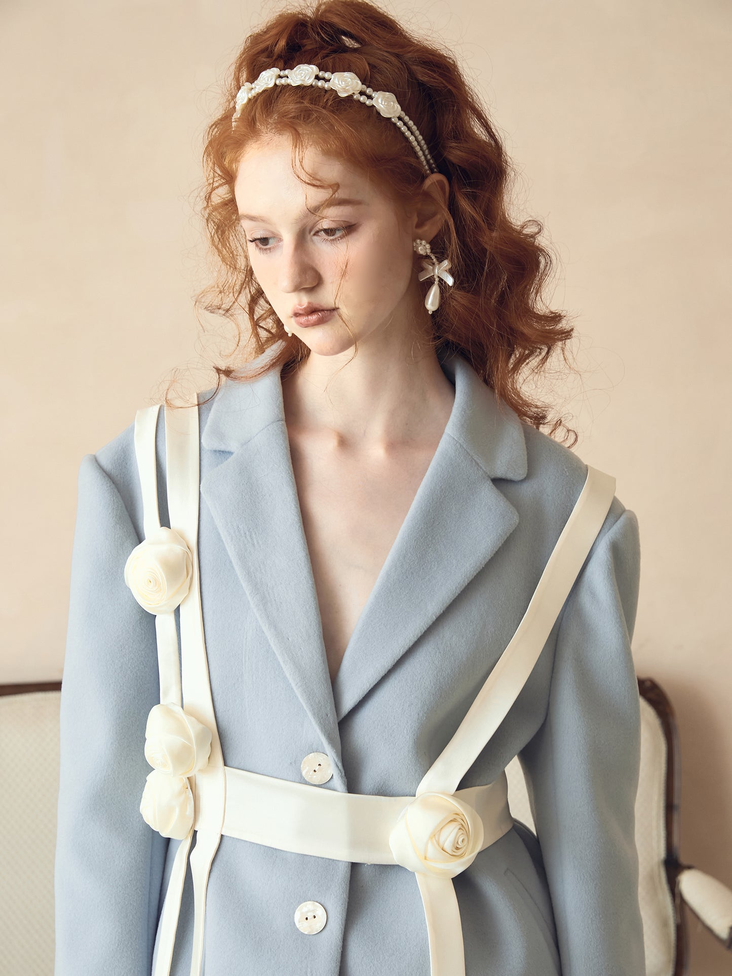 Milk Blue Wool Coat