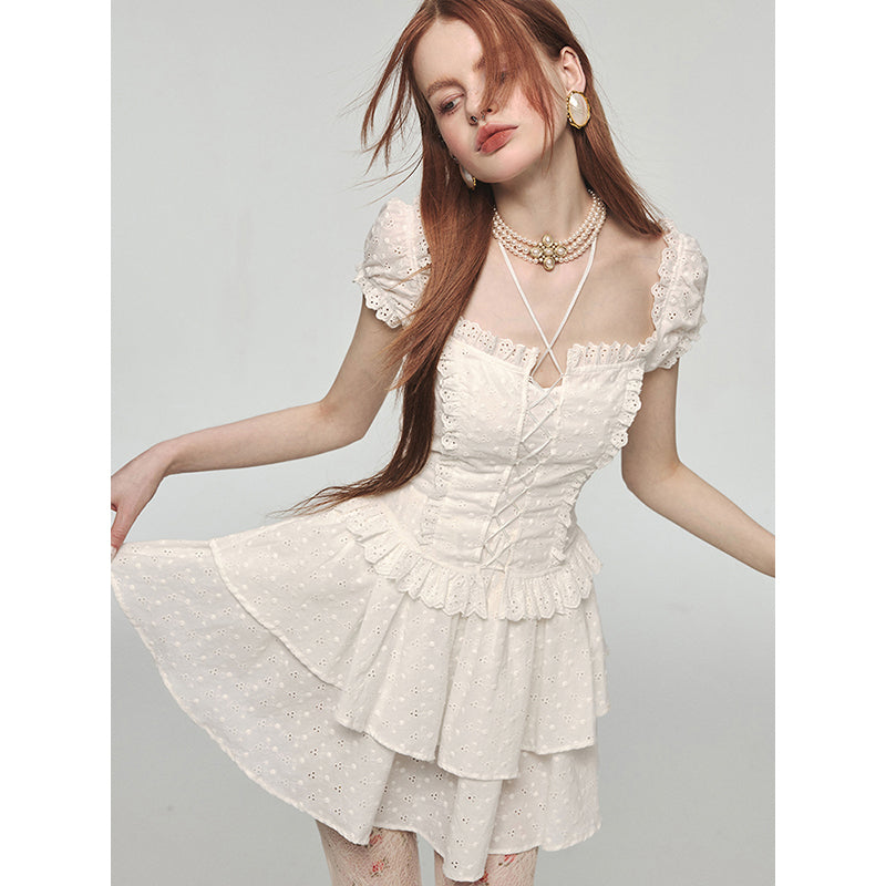 Elegant Lace Joy Dress