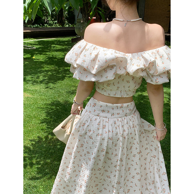 Garden Frill Blouse & Fluffy Skirt