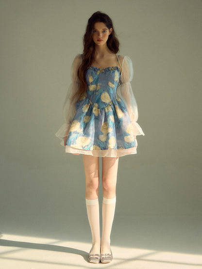 Blue Princess Fluffy Skirt