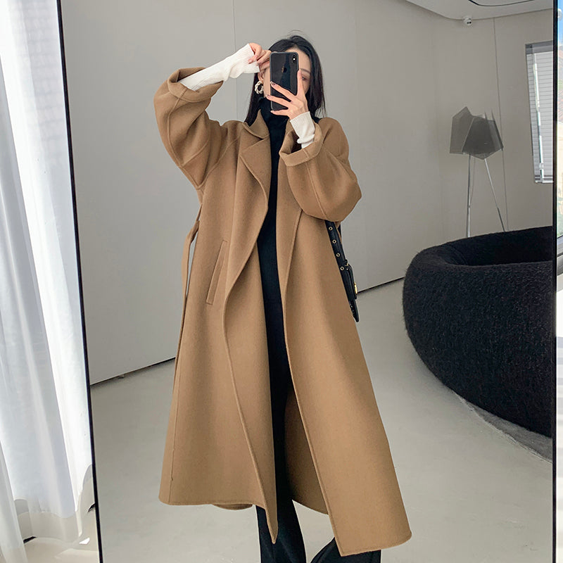 Fashion Forward: Dual-Fabric Wool Coat