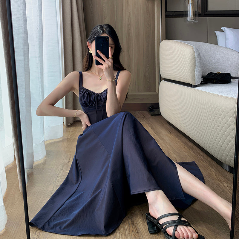 Navy Split Dress '23