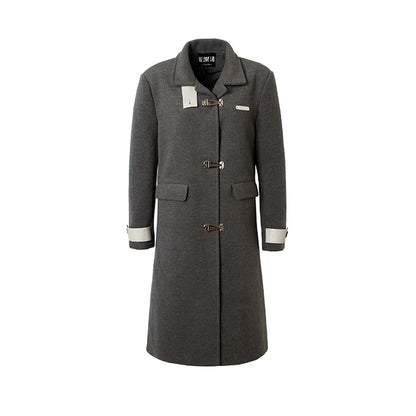 High-End Retro Warmth Woolen Long Coat