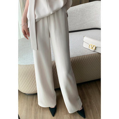 Wide Leg Pants - Casual Military