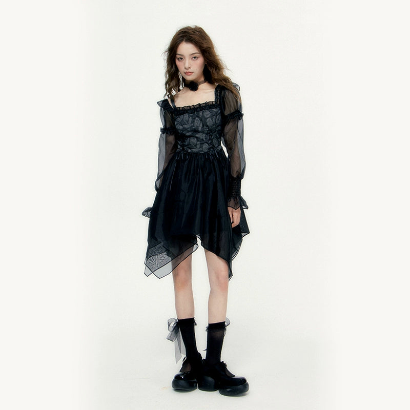 Tulip Jacquard Fall Dress