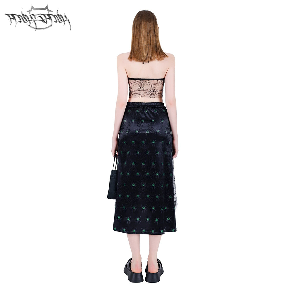 Spider Mesh A-line Dress