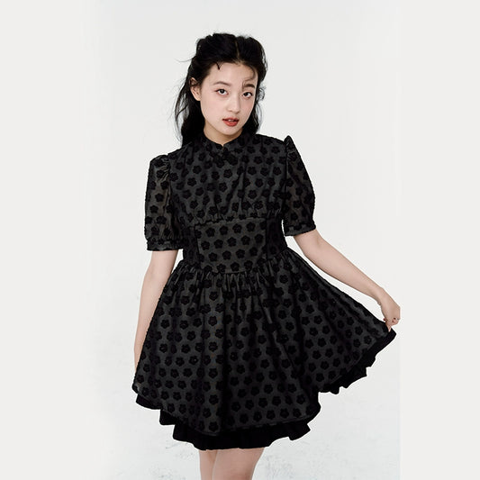 Summer Black Chinese Dress