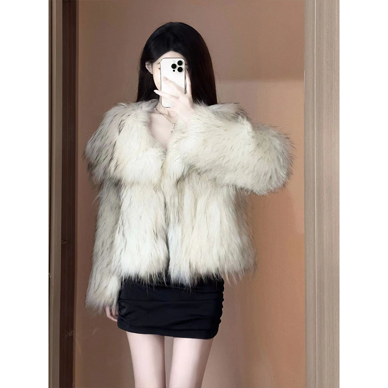 Short Fox Fur Coat
