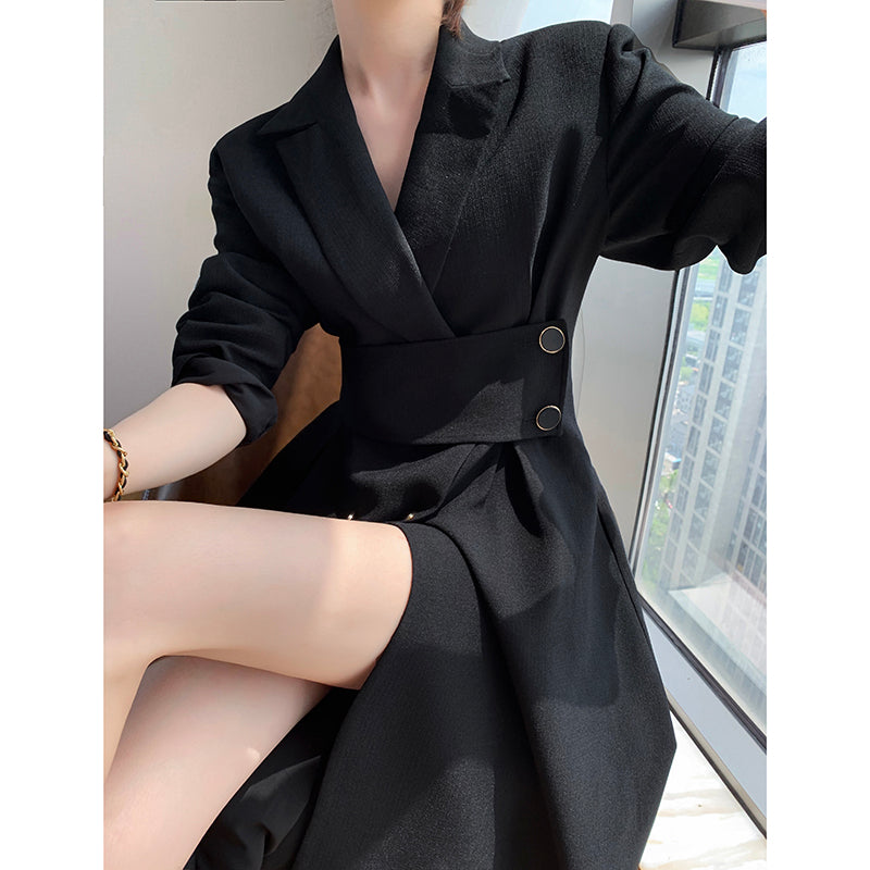 Goddess Blazer Skirt, Slimming Waist