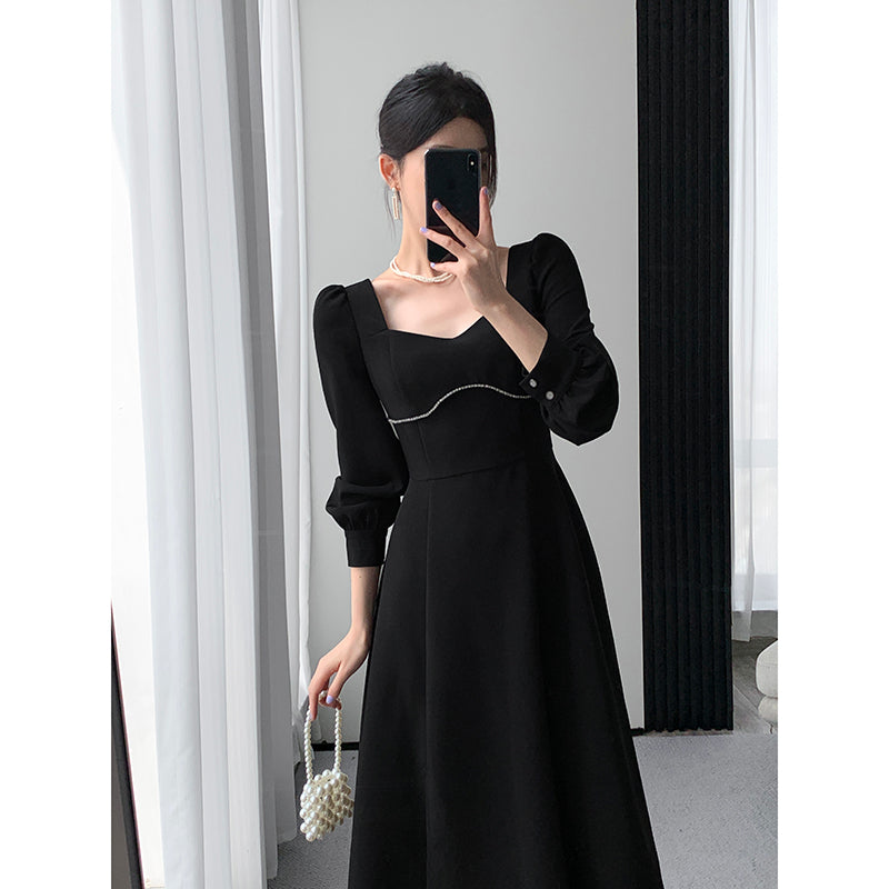 French Retro Hepburn Dress