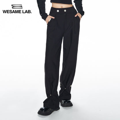 Designer High Waist Closed Leg Casual Pants