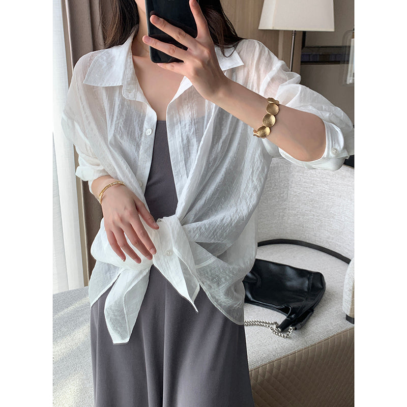 Elegant White Top '23 Summer