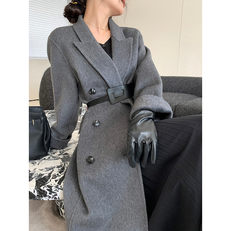 Luxe Grey Coat Set