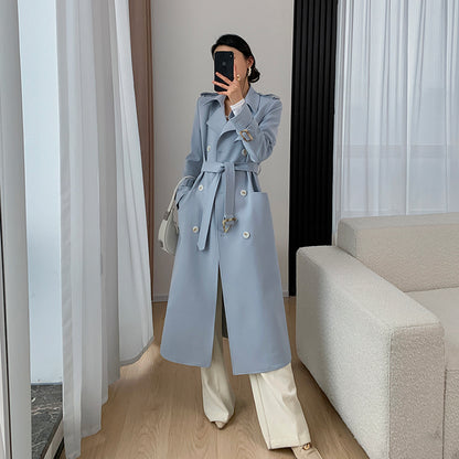 Blue Windbreaker Goddess Style Coat