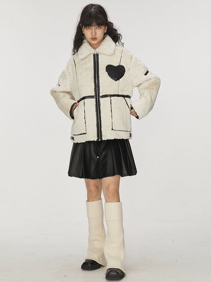 Candy Plush Short Coat