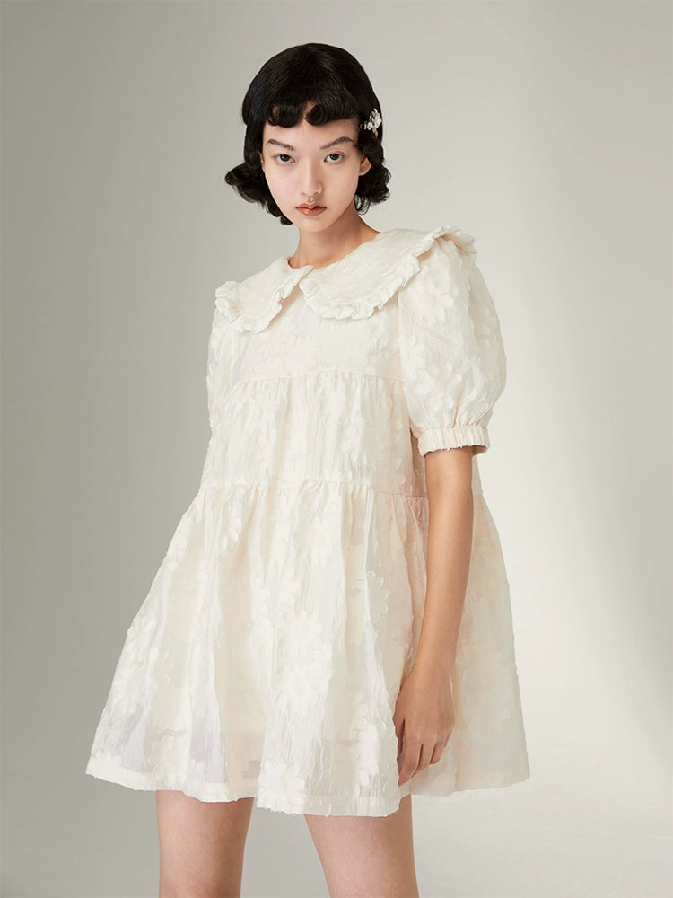 Ruffle Doll Neck - High End Dress