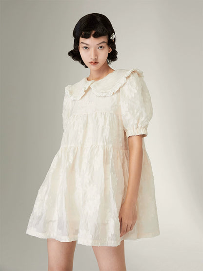 Ruffle Doll Neck - High End Dress