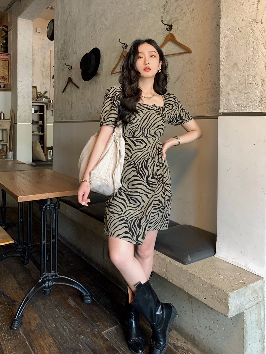 Chic Zebra Summer Dress