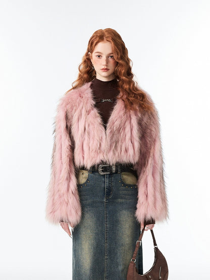 Raccoon Fur Spicy Girl Coat