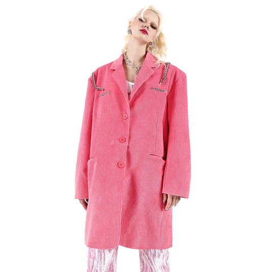 Dean's Pink Corduroy Suit Coat