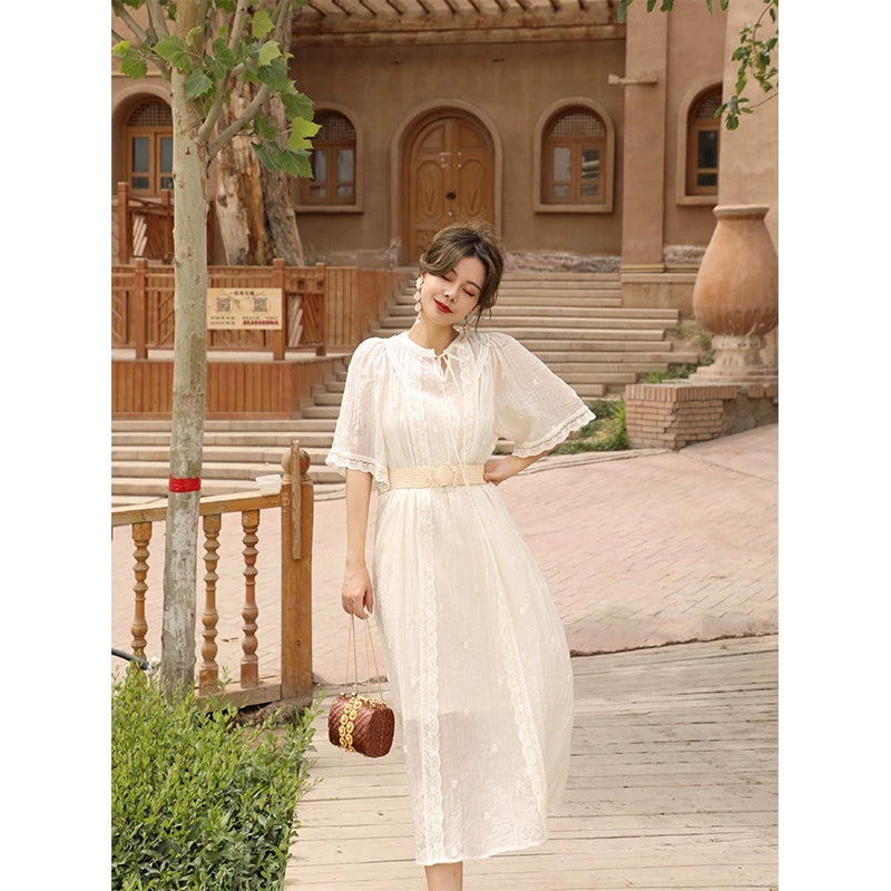 Pure White Jasmine Long Summer Dress