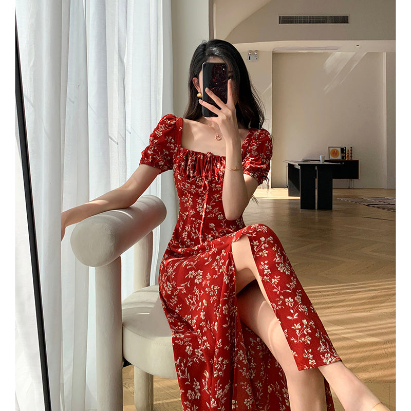 High-End Red Dress 'Summer