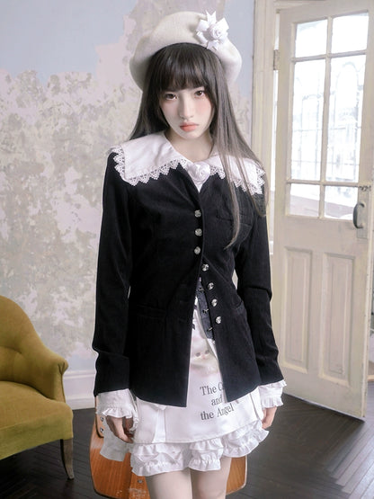 Sailor Collar Suit Coat