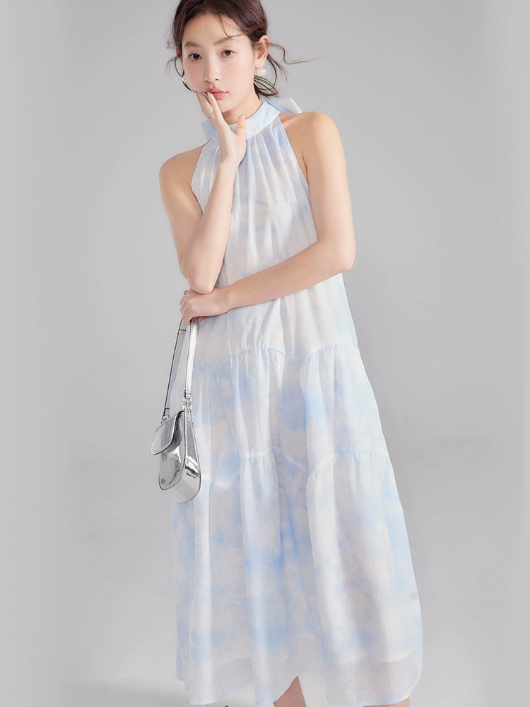 Afternoon Mist Bow Tie Multi-Wear Dress