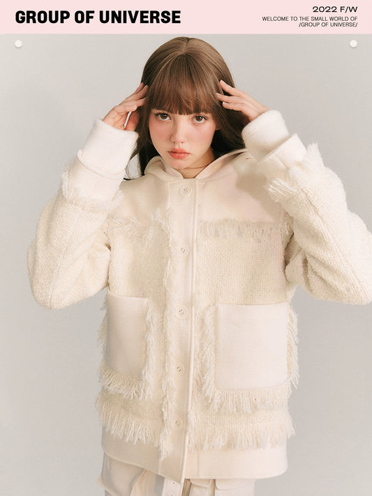 Woolen Light Cloak - Chic Winter Coat