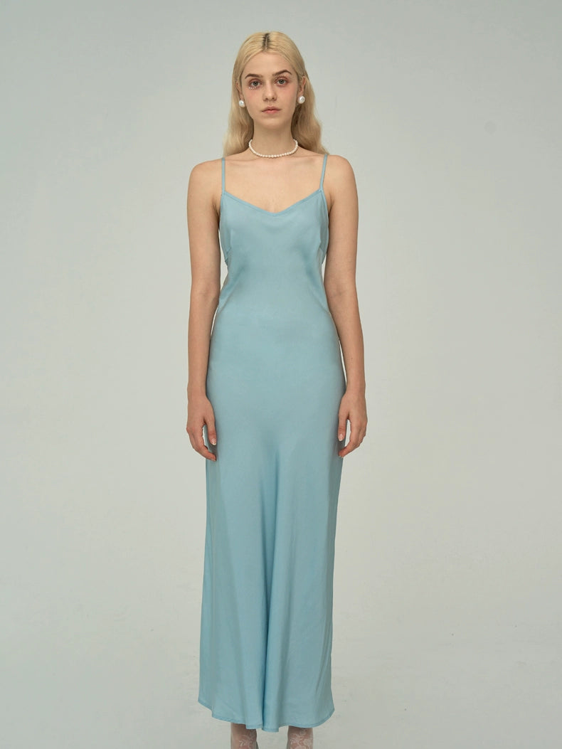 Milk Blue Suspended Dress