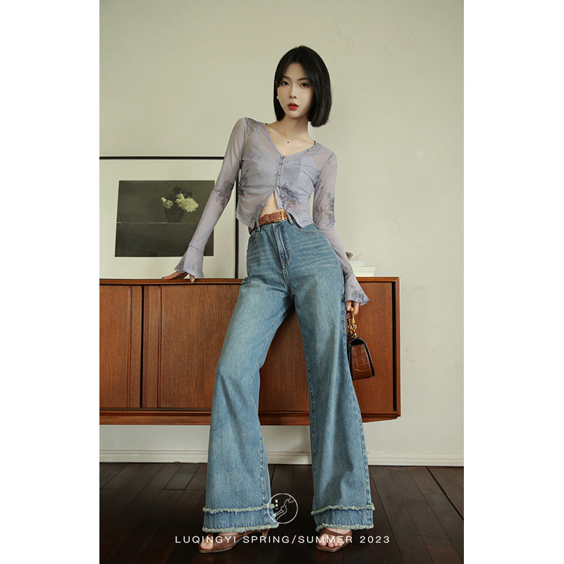 Blue Bliss Tassel Summer Jeans