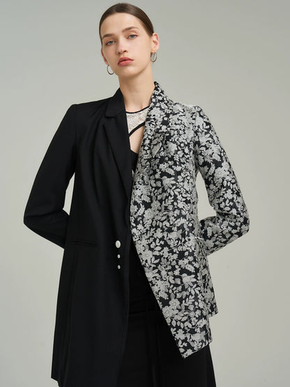 Jacquard Autumn Coat