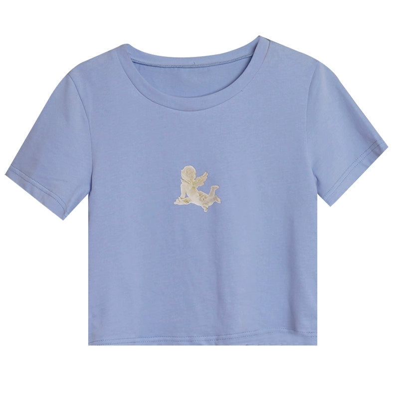 Angel Print Cute Tee