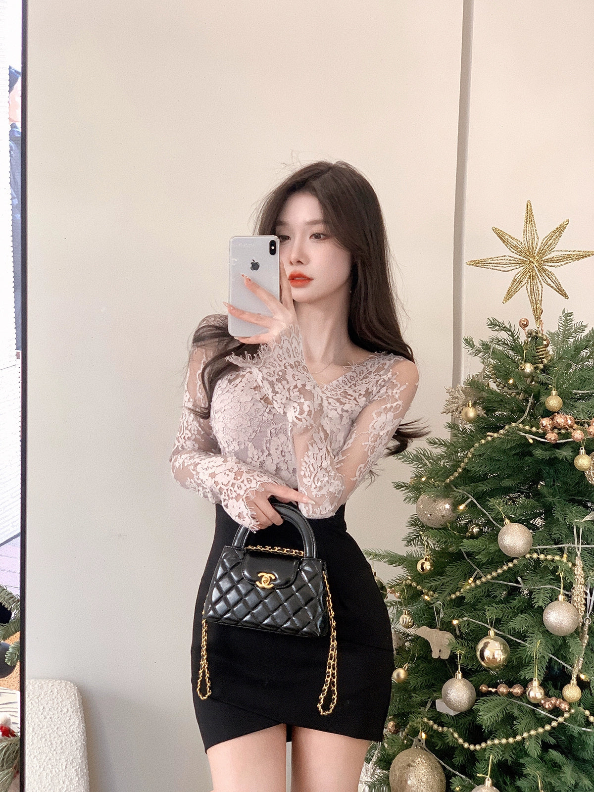 Luxury Lace Top by Korean Beauty