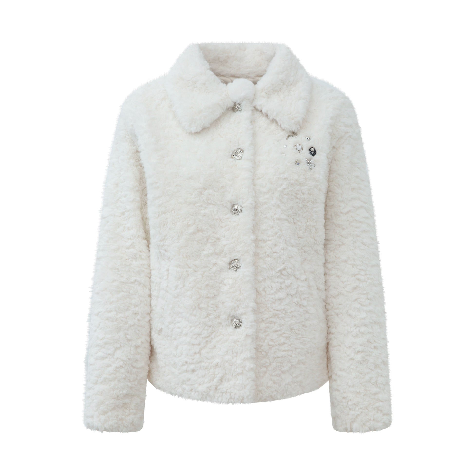 Faux Rabbit Fur Short Coat