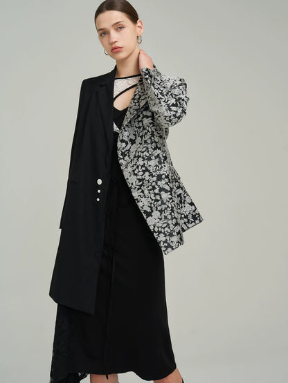 Jacquard Autumn Coat