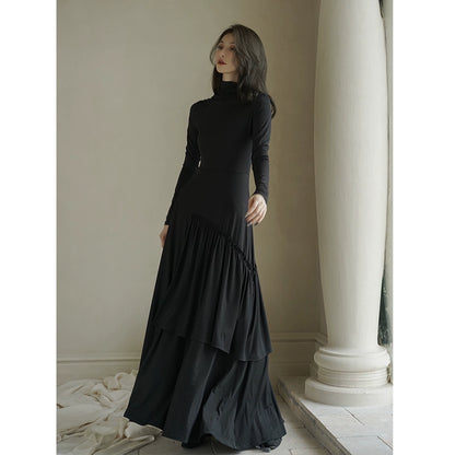 Autumn/Winter Flowing Knitted Dress